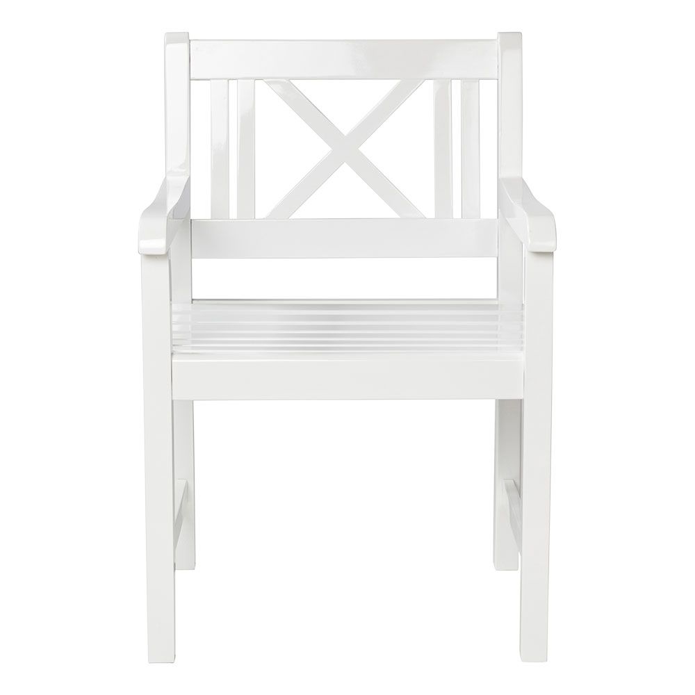 Rosenborg lænestol hvid 