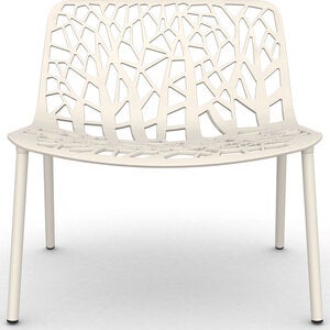 Forest loungelenestol Creamy White 