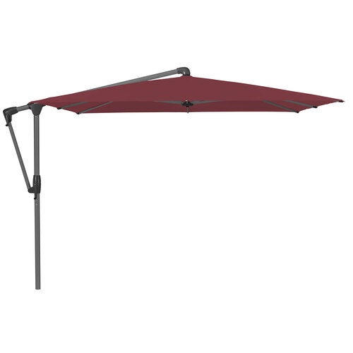 Sunwing Casa fritthengende parasoll 270 x 270 cm kat.4 antrasitt aluminium / 436 Wine Glatz