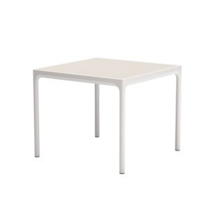 FOUR aluminiumsbord 90x90 cm vit