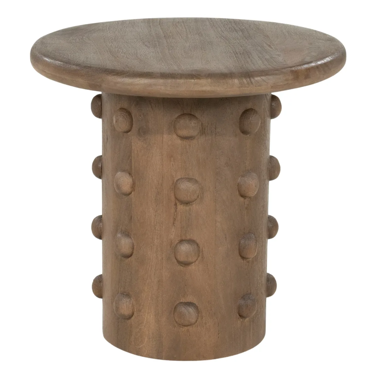 PopDot Sidebord 52x52x51 cm Mangotre Brun