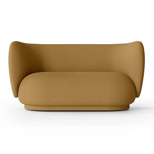 Rico 2-seter sofa Wool Boucle - Sugar Kelp