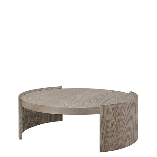 OAKLAND salongbord Ø100 Antikk grå