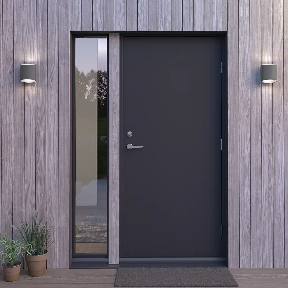 Sinne vegglampe IP44 grafittstruktur LED