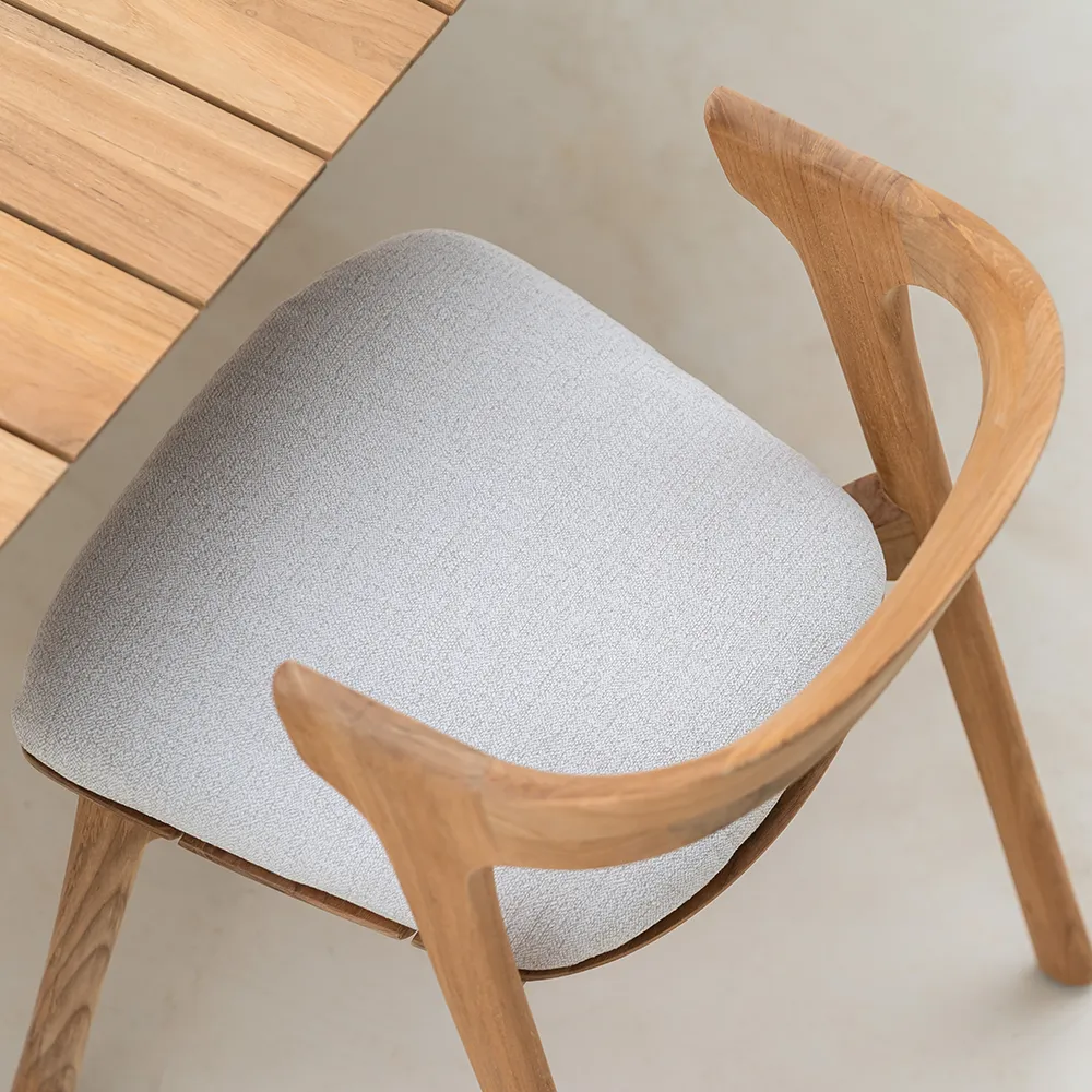 Bok Spisestol Teak/ Off White