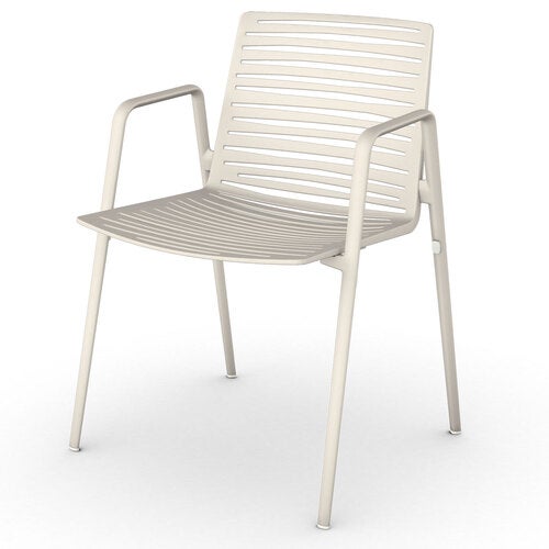 Zebra lenestol Creamy White