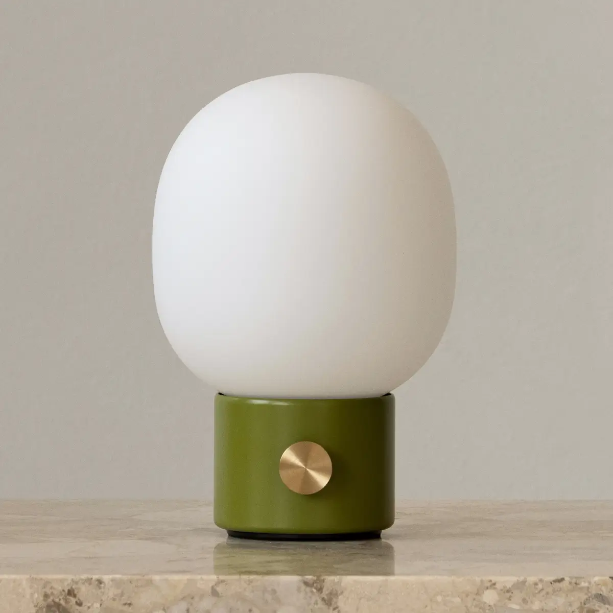  JWDA Bærbar Lampe Stål Støvete Grønn