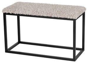 Palle Benk 80x35 cm Sand/Black