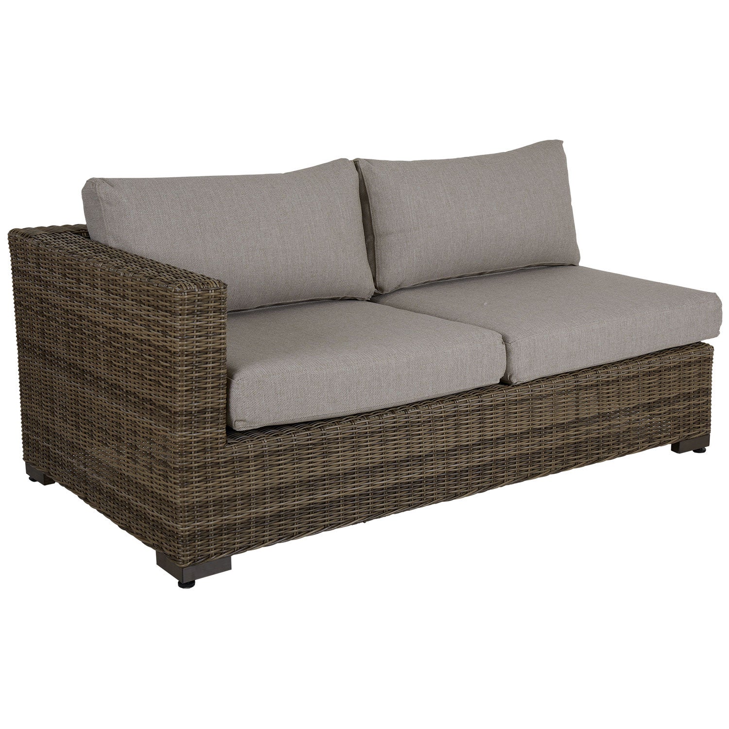 Ninja avslutningsdeler H+V rustikk kunstrotting inkl. vannavstøtende puter Brafab