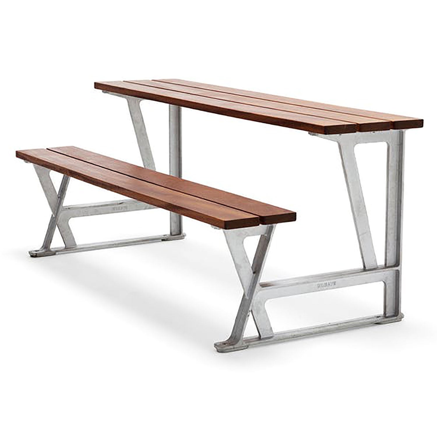 Domino benkbord naturoljet mahogny