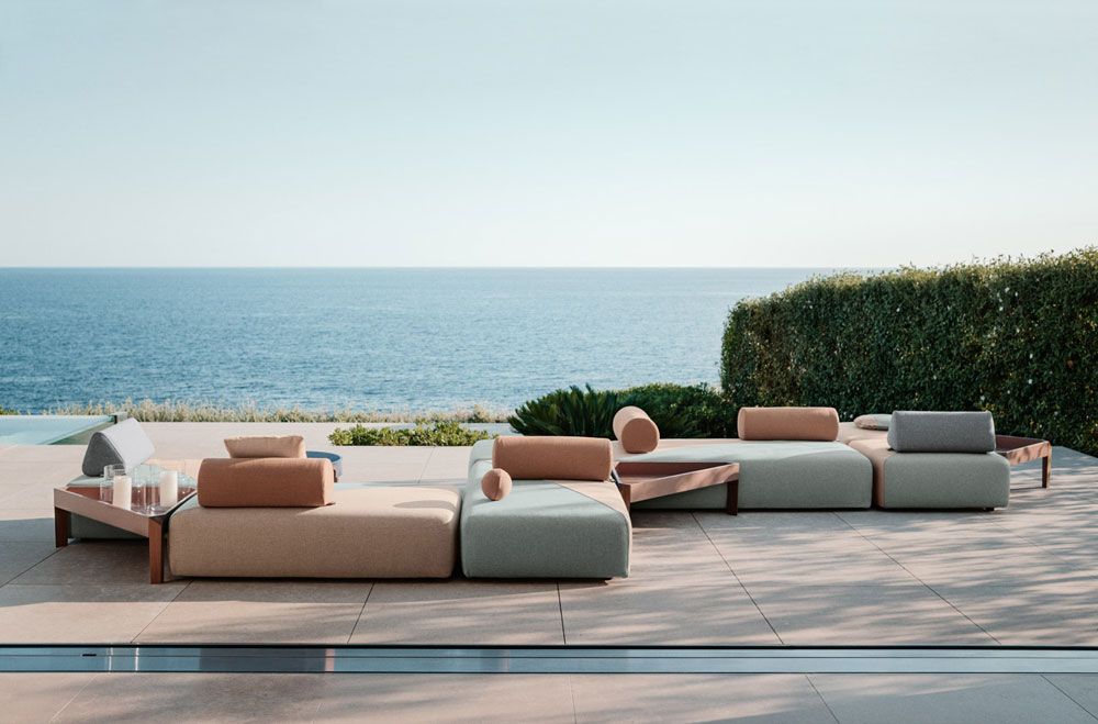 BRIXX ryggtriangel 664/twist mørk turkis 