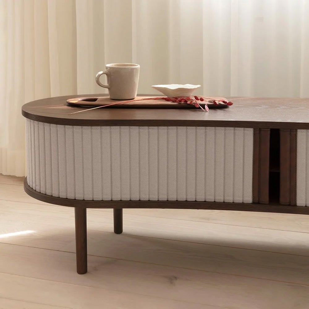 Audacious TV-stativ Mørk eik/Sterling