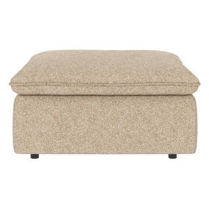 Rawlins fotpall tyg Bobby beige