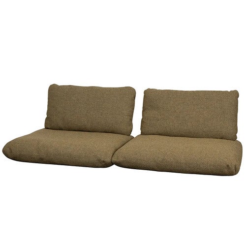 Sticks 2-seters sofa putesett Turmeric yellow