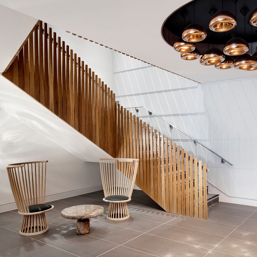 Fan Lounge stol Natural