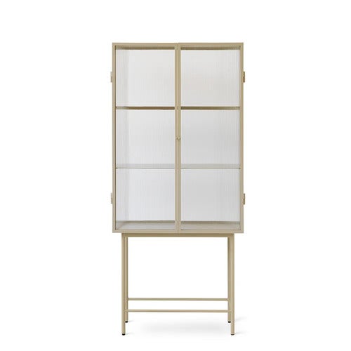 Haze Vitrine - Reeded glass Cashmere