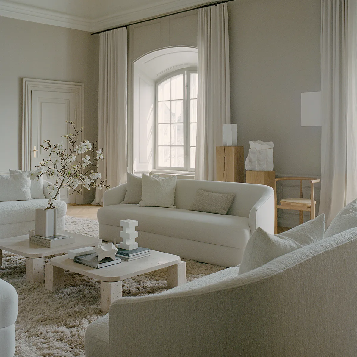 Sofa Covent Deep (3-seter) Hemp