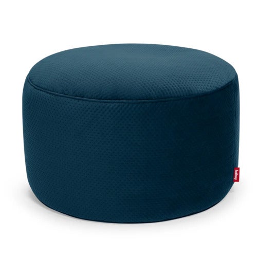 Recycled point large royal Puff velvet deep sea