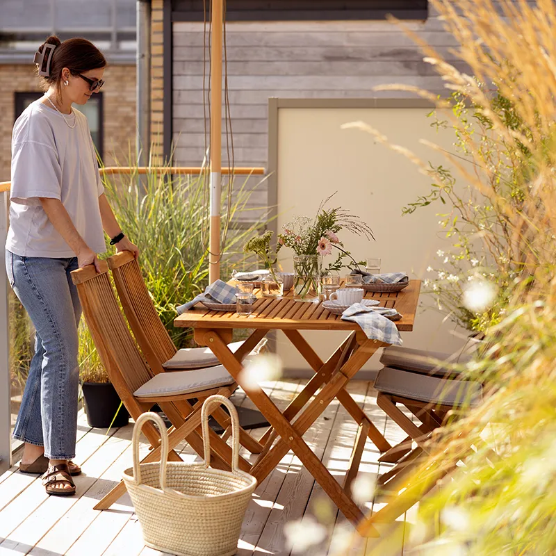 Turin spisestol teak