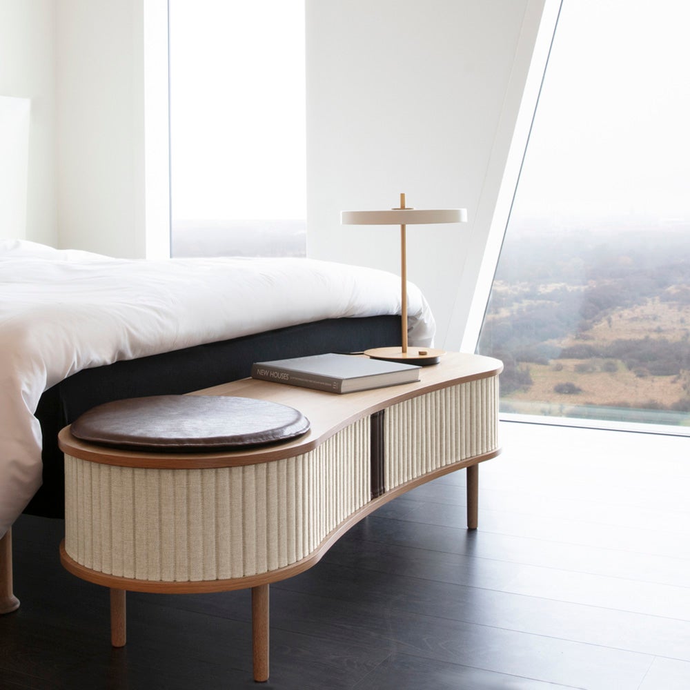 Audacious TV-benk eik/White Sands