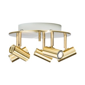 Cato 5-spot polert messing Mr11 inkl. lyskilde