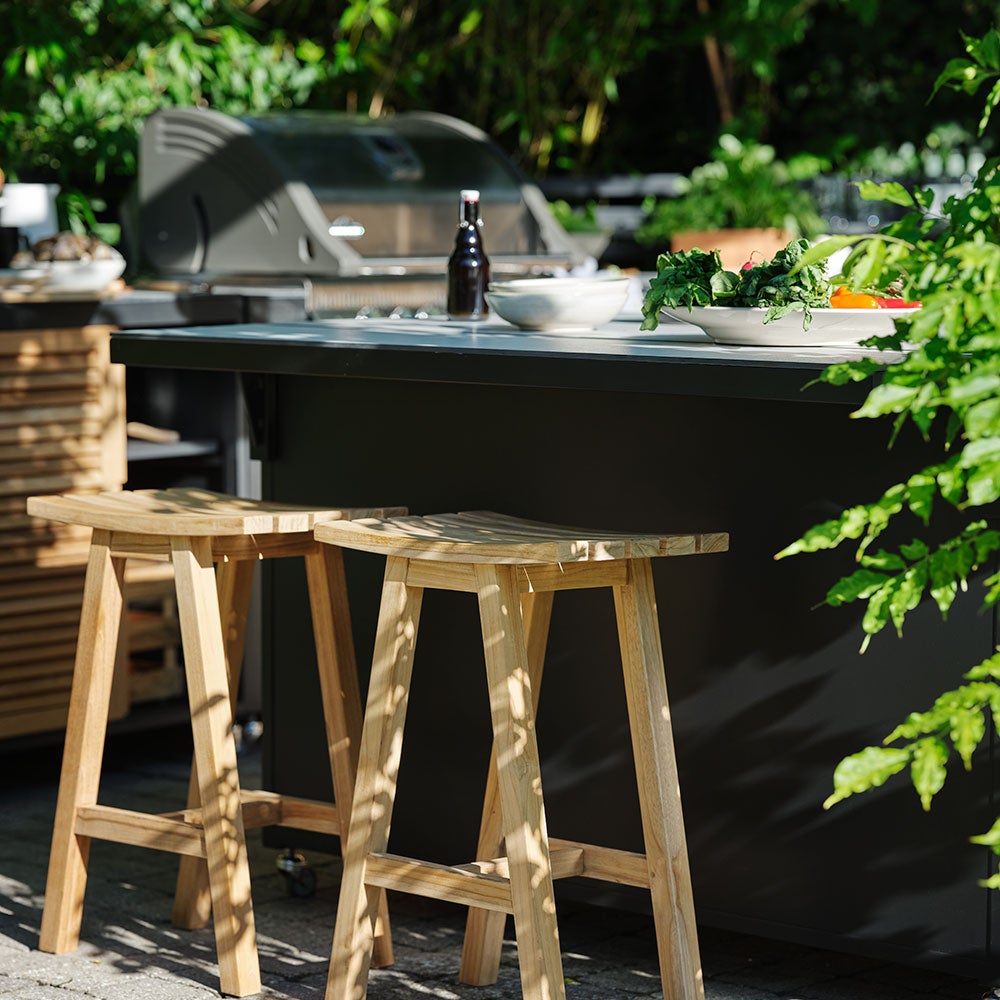 Fornax kjøkkendel stor svart/grå Brafab