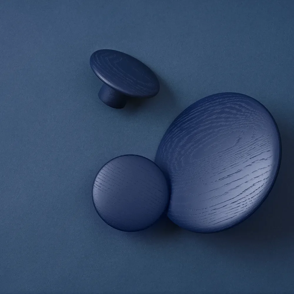 Dots Wood Ø13 cm - Midnight Blue
