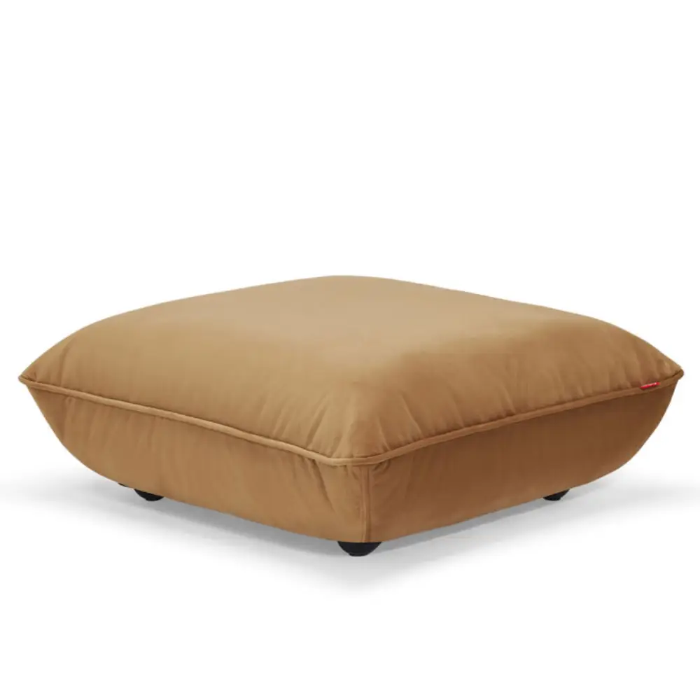 sumo fotskammel velvet recycled almond