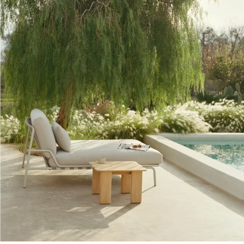 Sofabord Teak 55x55 Assemble