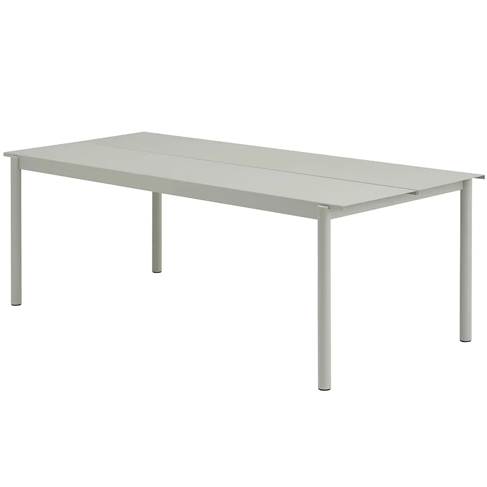 Muuto, Linear Steel Spisebord 220×90 cm Grey Muuto, Linear Steel Spisebord 220×90 cm Grey