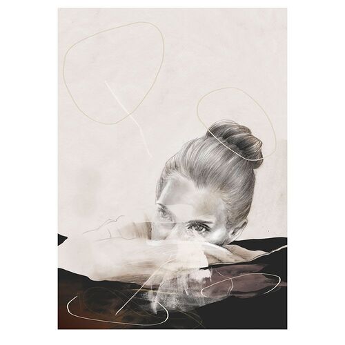 Anna Bülow poster Water Lily 50x70 cm 