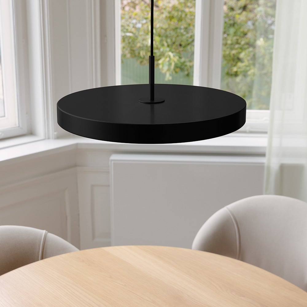 Asteria Medium Taklampe Ø43 cm Black/Svart