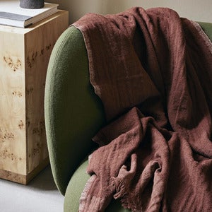 Weaver Plaid - Red Brown