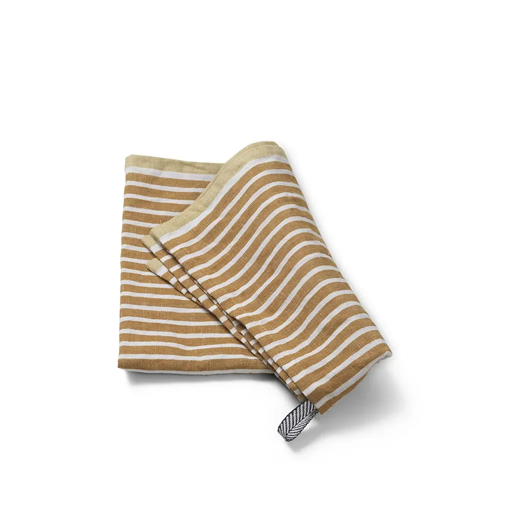 Kjøkkenhåndkle Hale  Golden Brown/Silver Fern