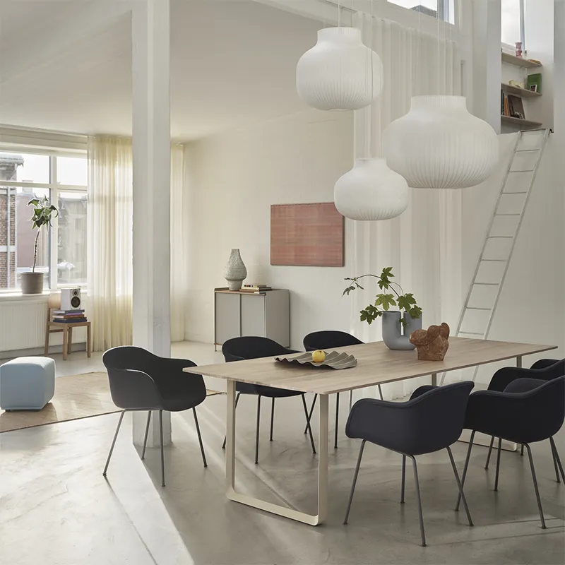 Strand Pendellampe 80 cm White