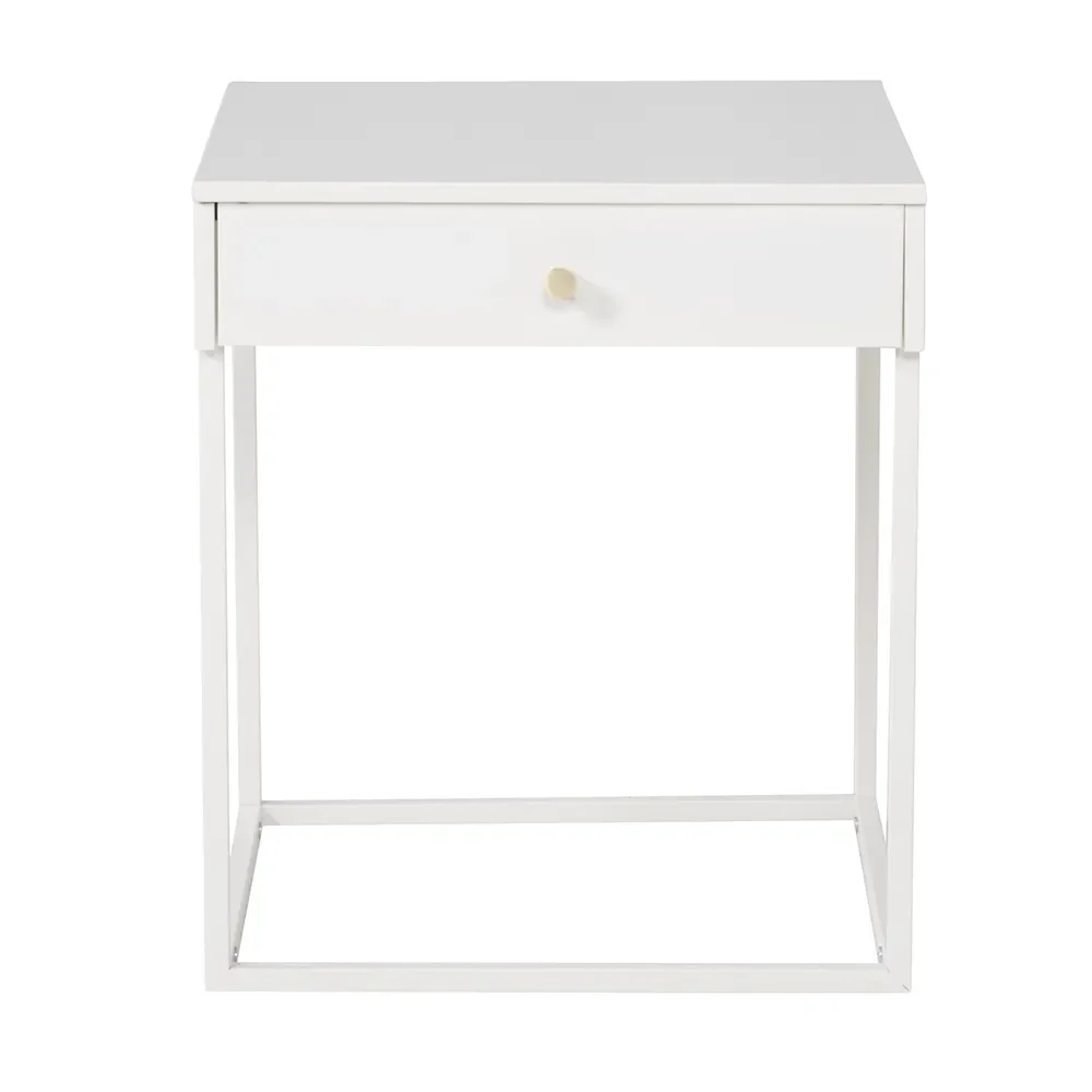 Bakal nattbord hvit