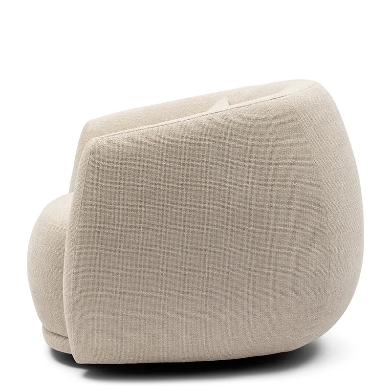 Roterende lenestol Leonardo Glossy Flax