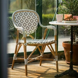 Holmenäs Kaféstol Grå 2-pakning