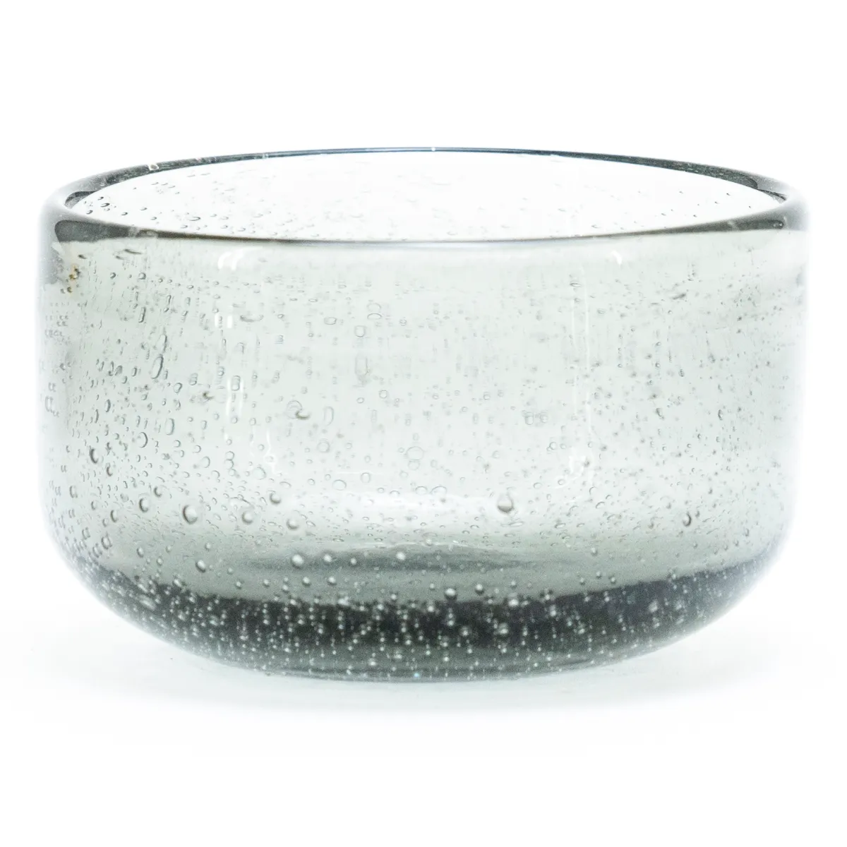 Bubble small skål 9,3x9,3x6 cm glass grå