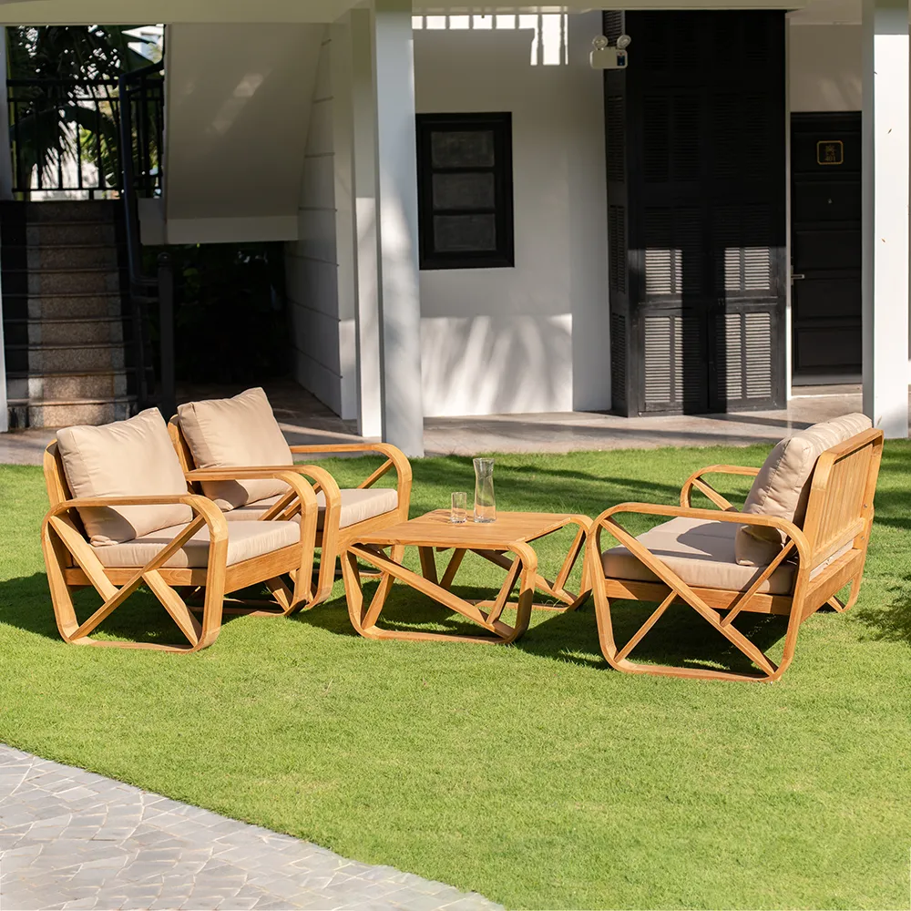 Bålamöllan loungestol inkl. puter beige