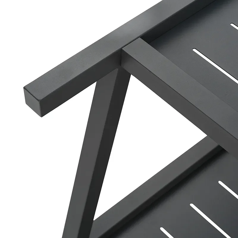 Samvaro serveringsvogn antrasitt 