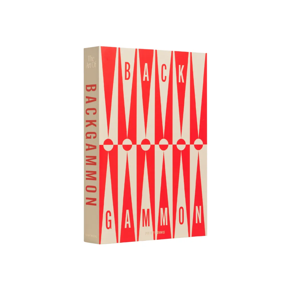 Backgammon Art of Red/Cream
