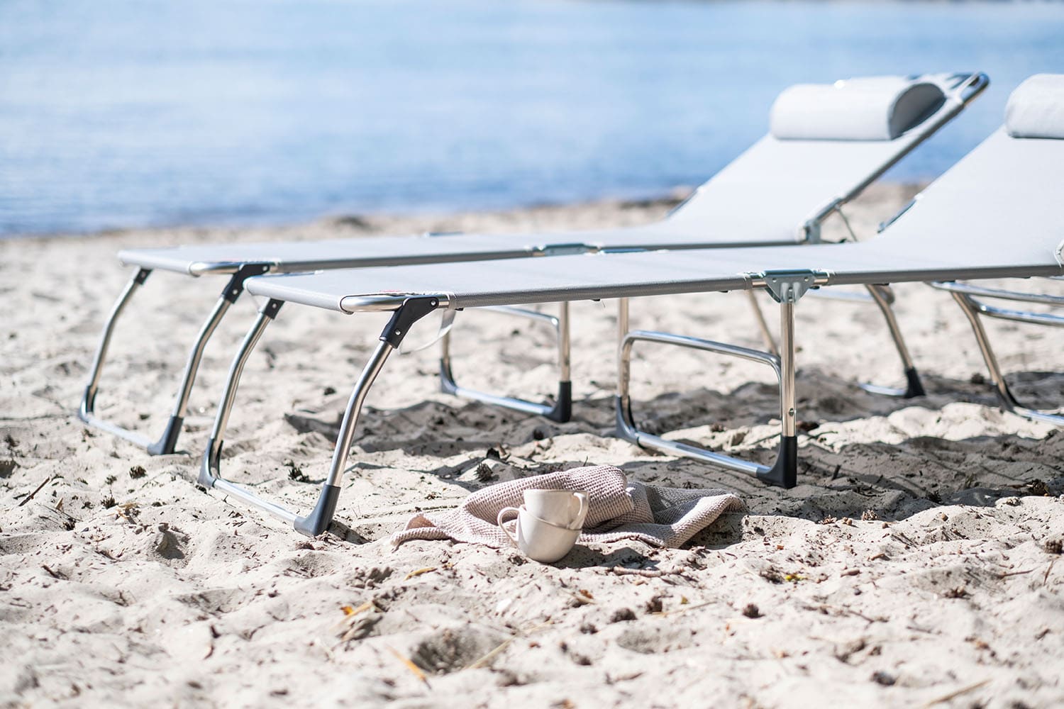 Amigo solseng xxl grey aluminium/textilene 