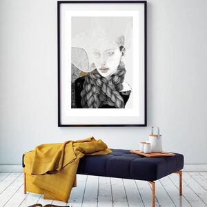 Anna Bülow poster Braids 50x70 cm 