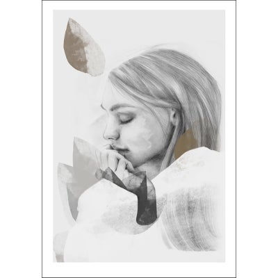 Anna Bülow poster Dreamer in White 70x100cm sign/numrerat