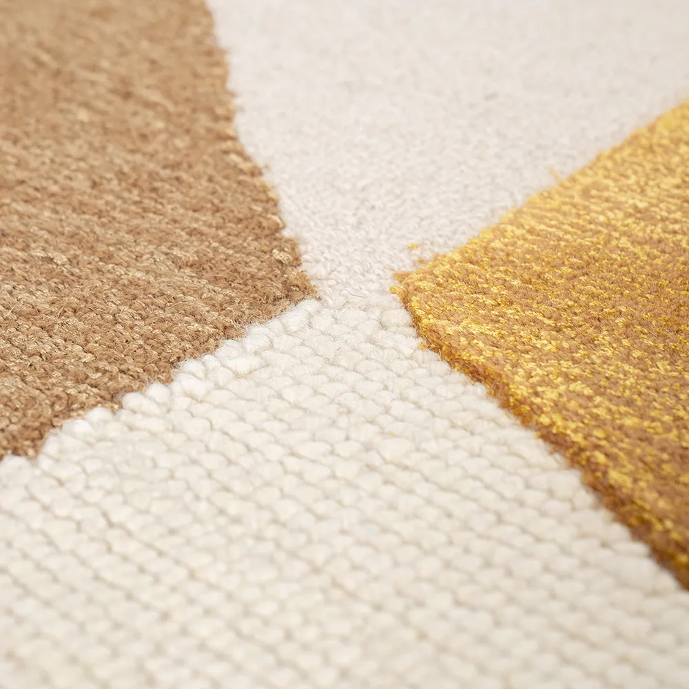 Teppe Kazi Mustard 190x290 cm