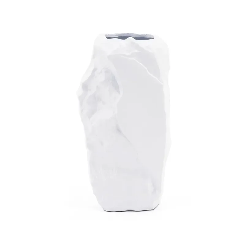 Pedra small 14x14x27 cm aluminium hvit