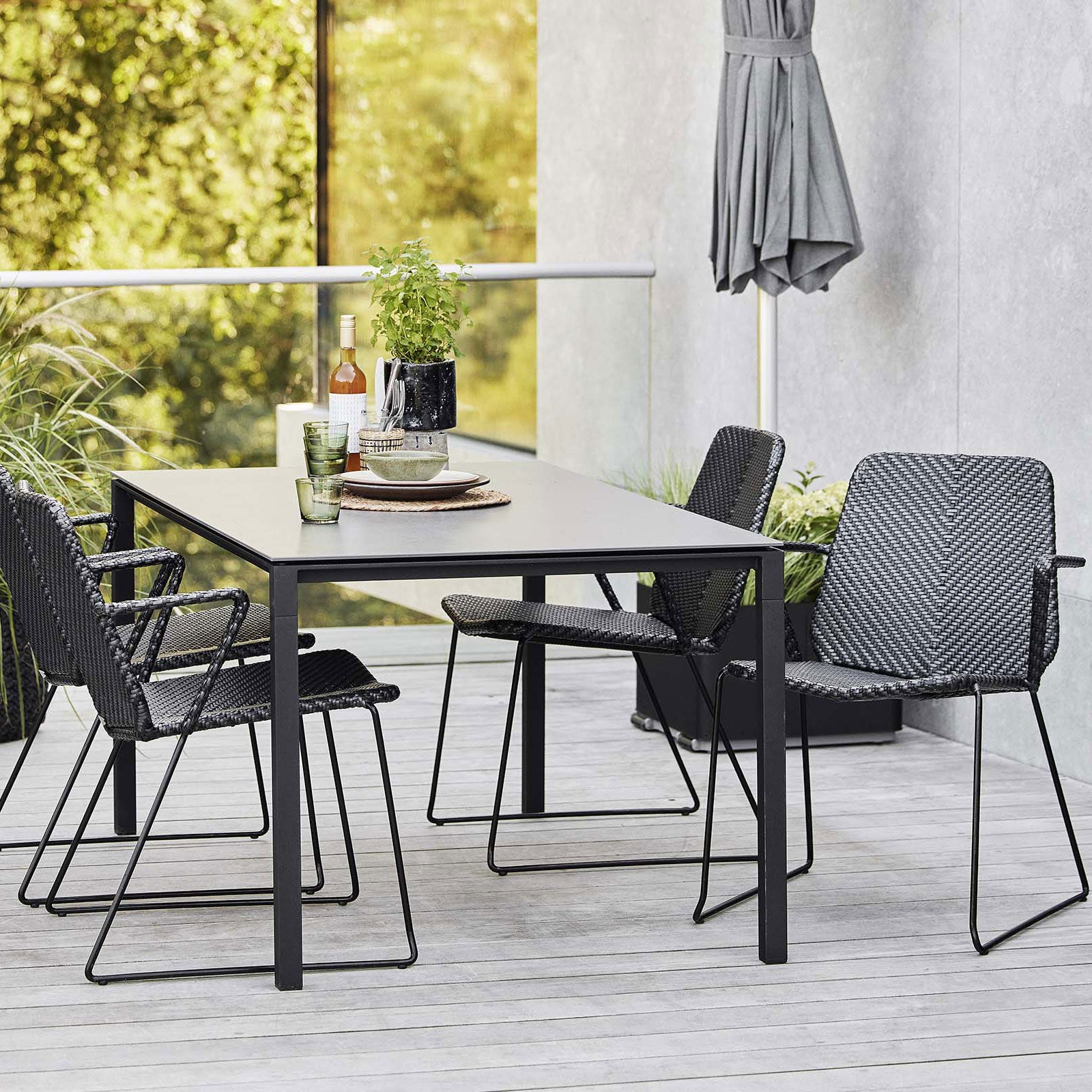 Vision lenestol svart porselen