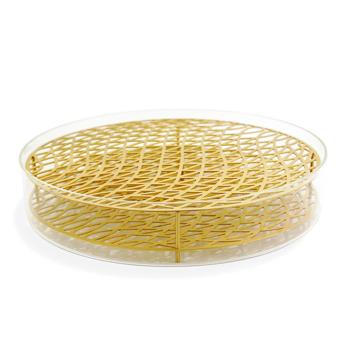 Äng Mega Brass Ø40xH7 cm Messing, Glass Klong
