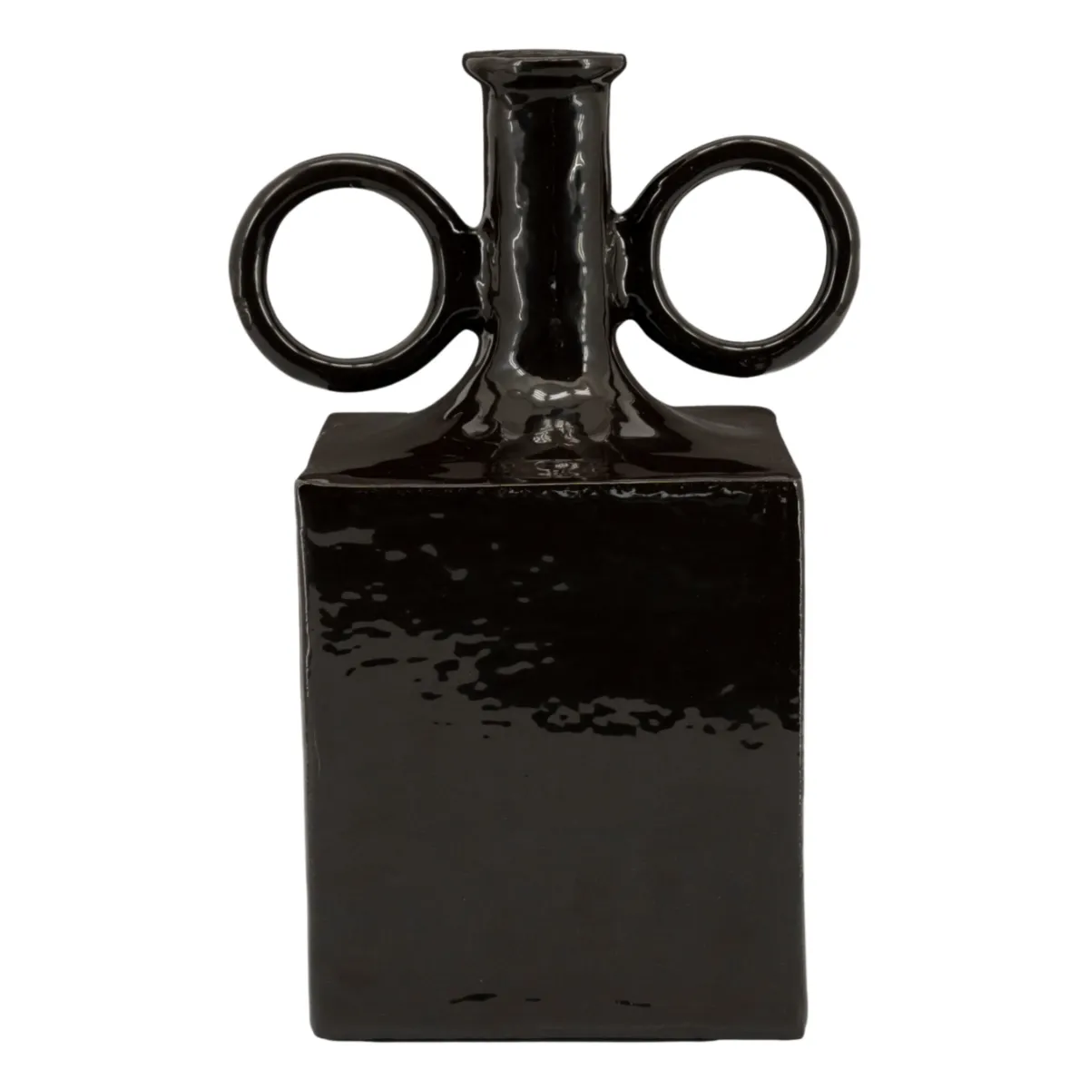 Oro 1 vase 21x16x31,5 cm aluminium brun